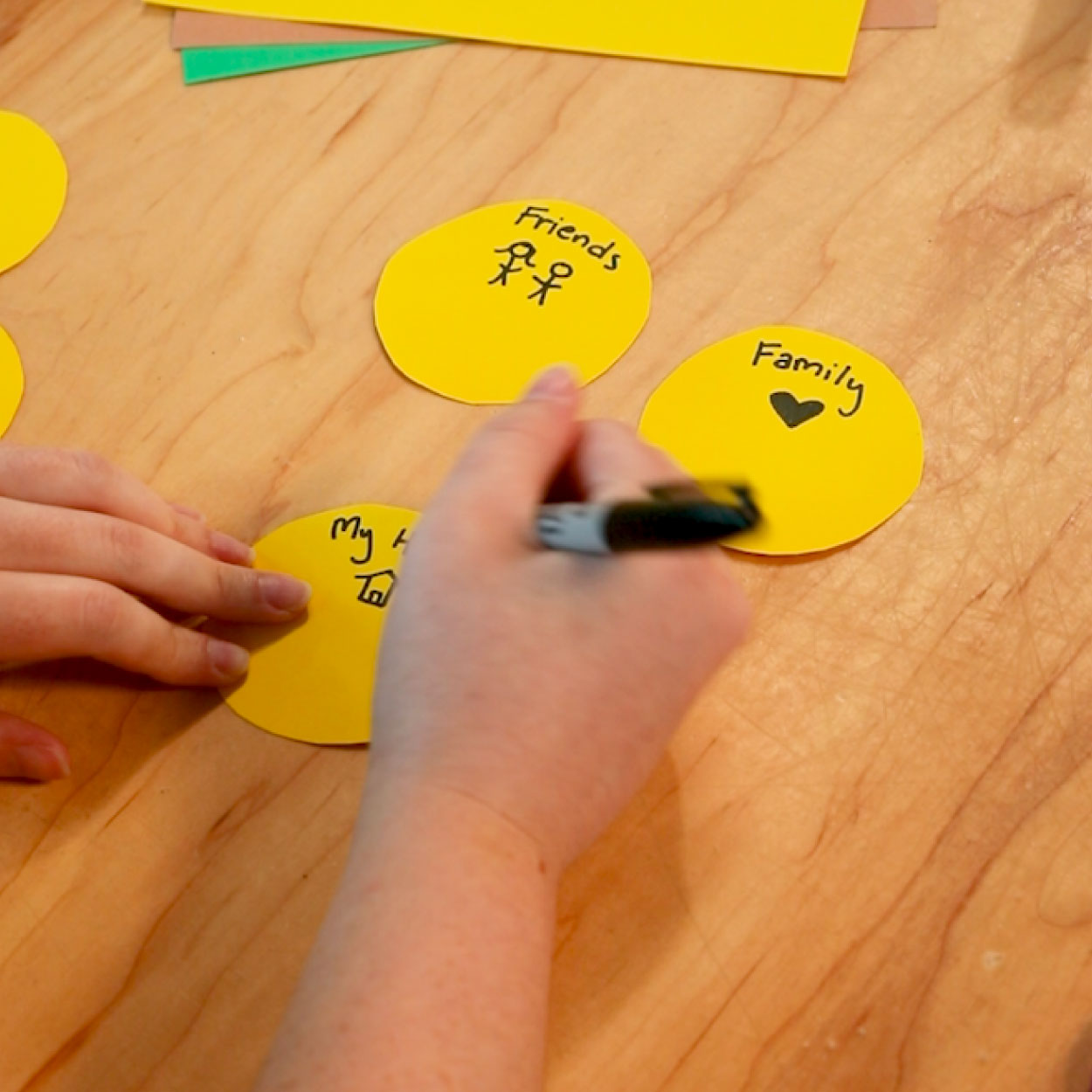 Write out things you are thankful for