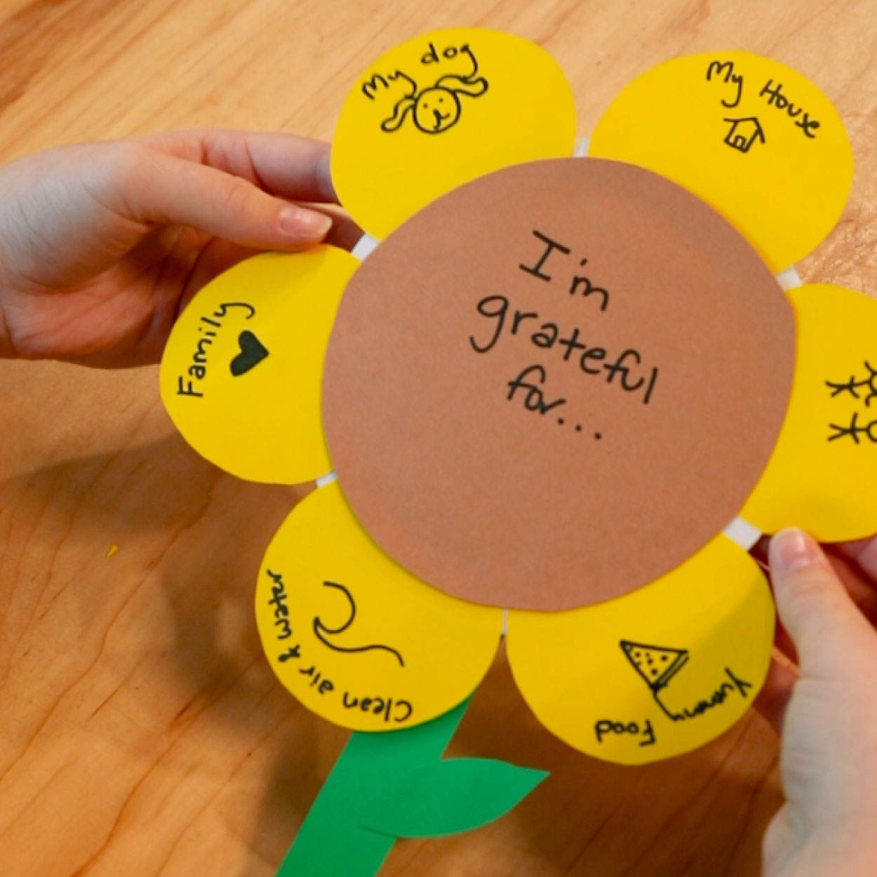 SunStep-11 Completed Thankful Sunflower