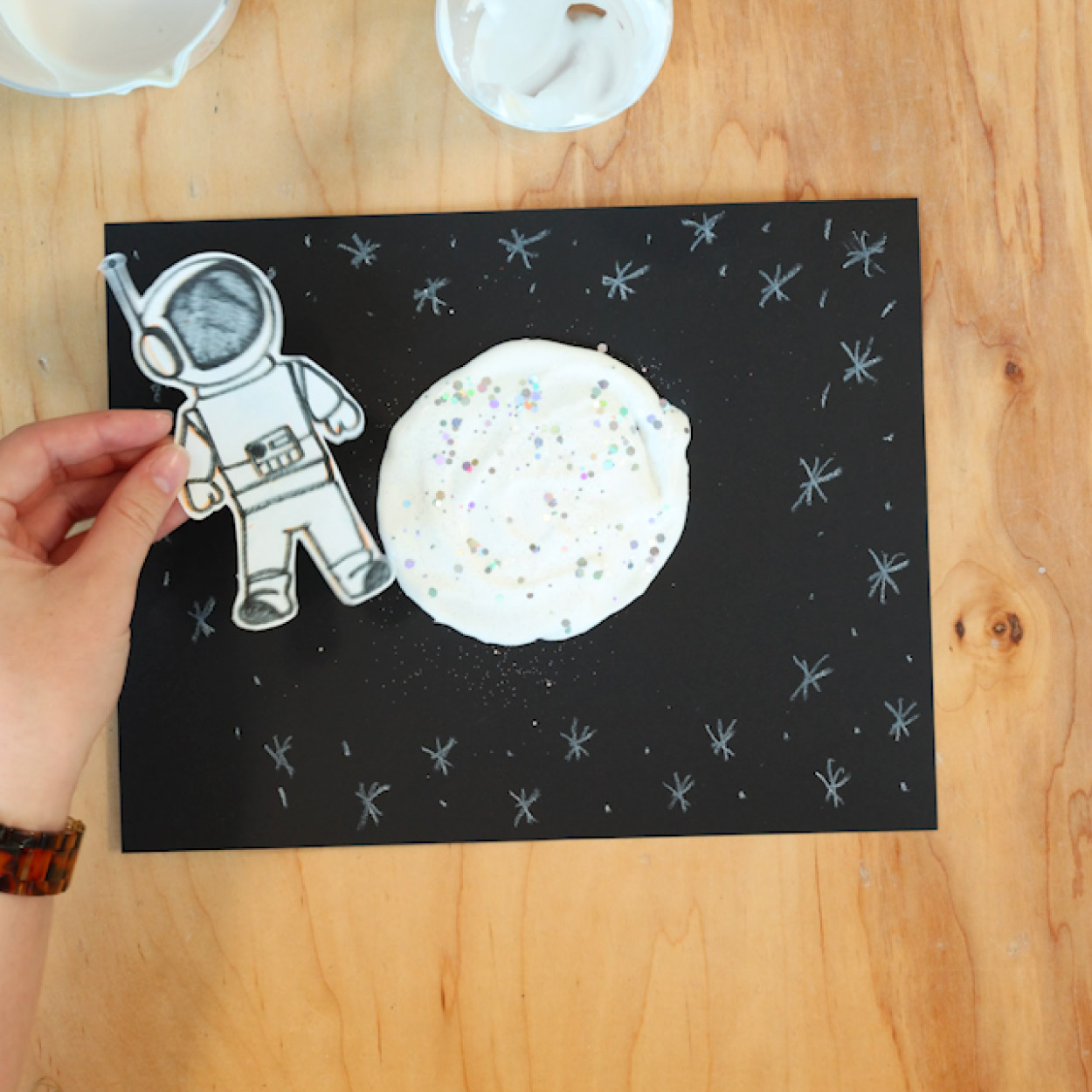Puffy Paint Moon
