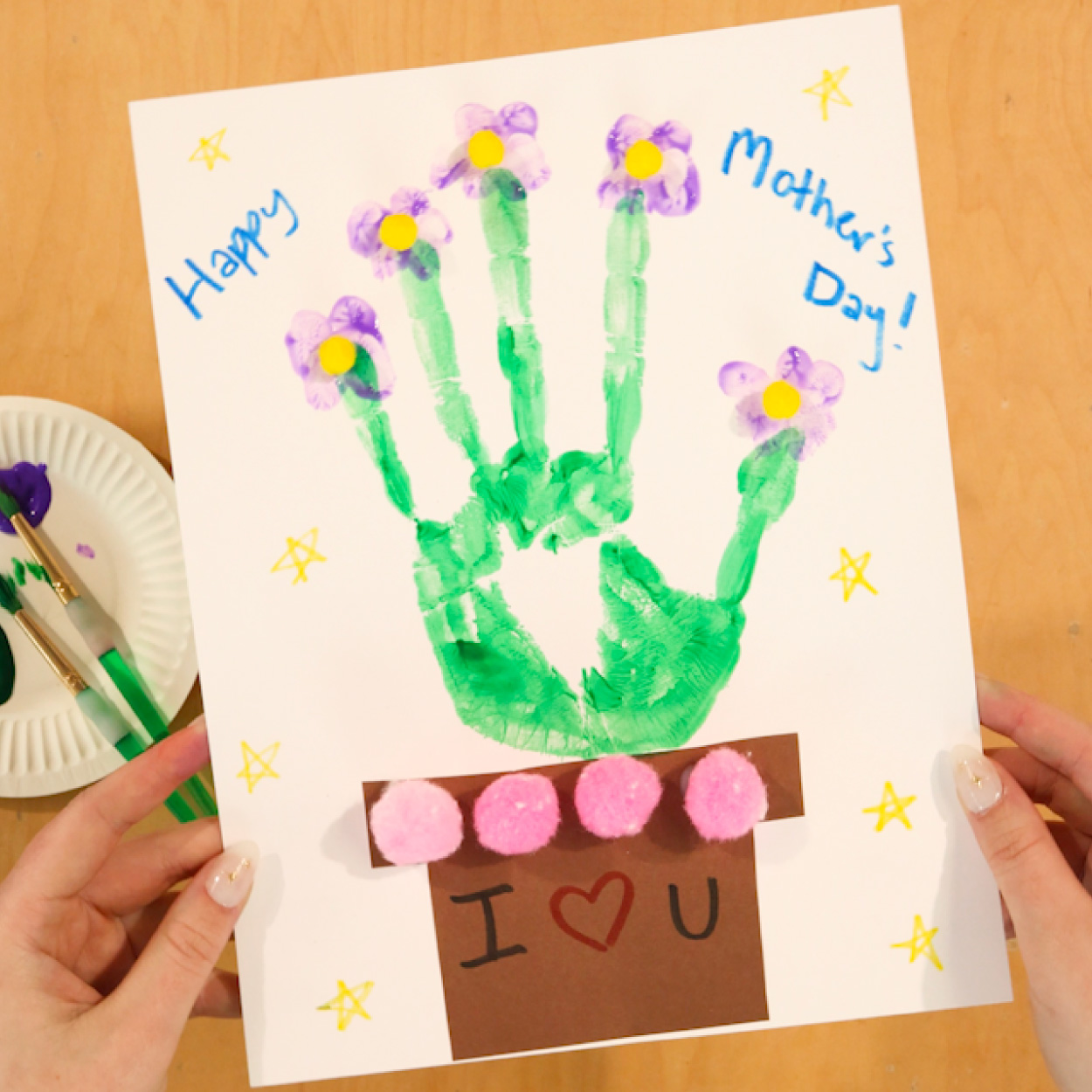 Mother’s Day Step-14 Handprint Pot